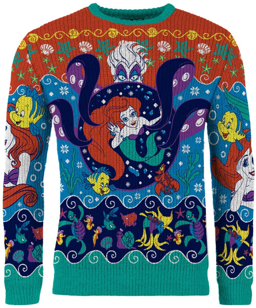 Disney Lilo & Stitch Christmas Stitch Ugly Sweater Style Sweatshirt