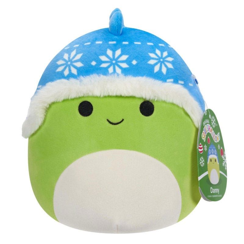 Squishmallows Christmas Danny the Dinosaur Plush Figure (12cm