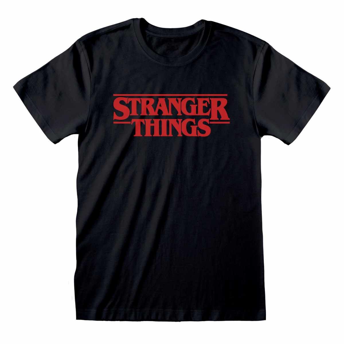 Stranger Things: Logo Black T-Shirt - Merchoid