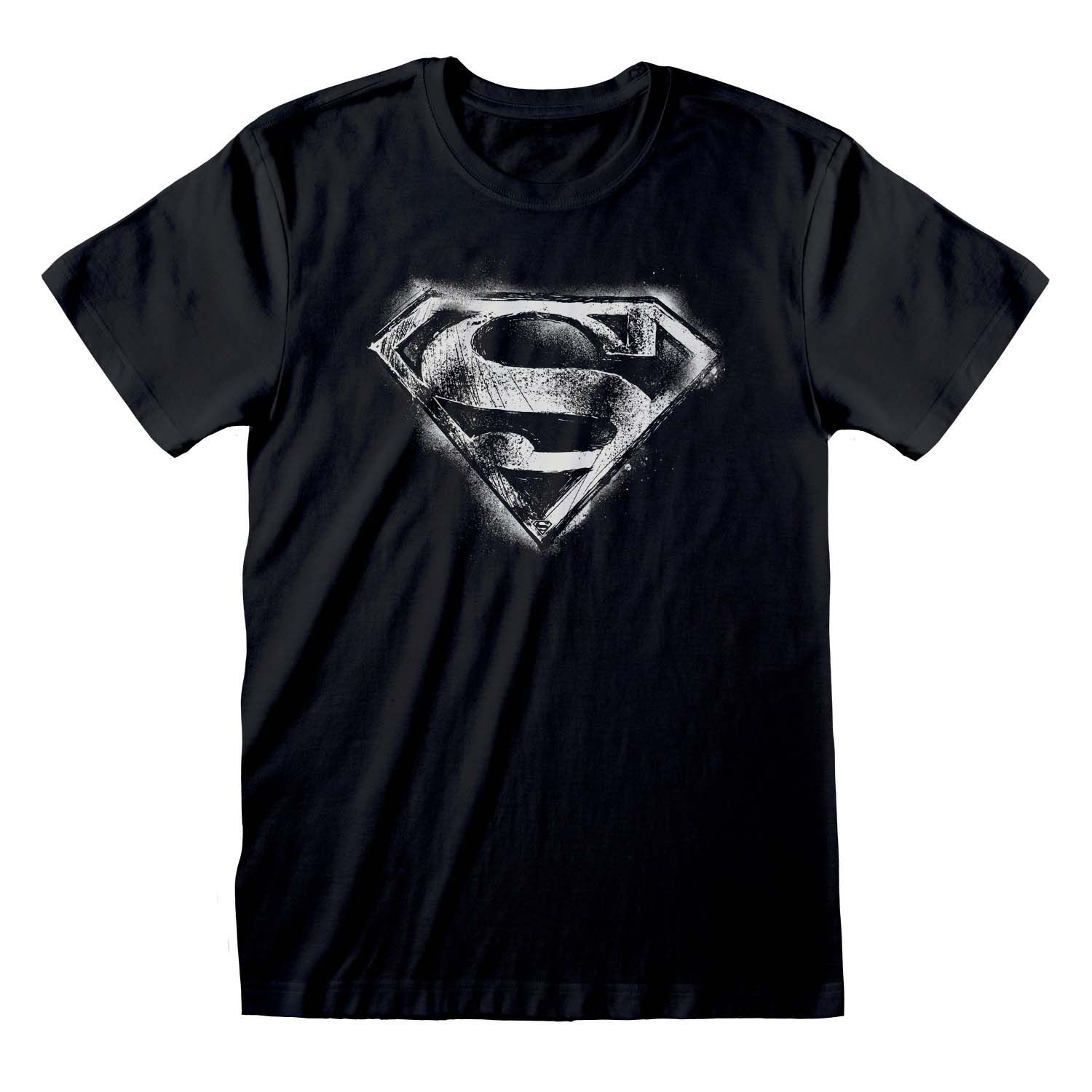 superman logo black and white