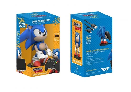 Sonic the Hedgehog Cable Guy Phone and Controller Holder - Modern Sonic
