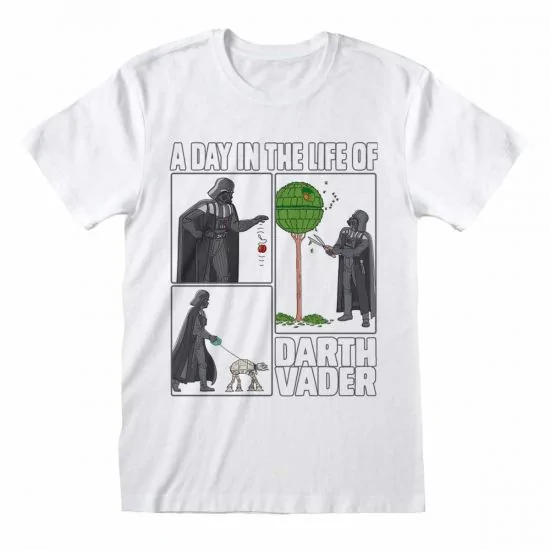 kleurstof Gezond eten Plaats Star Wars: Day In The Life Of Darth Vader T-Shirt - Merchoid