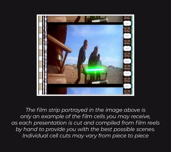 Star Wars Attack of the Clones Mini Montage Film Cell